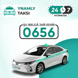 Ynamly Taxi - Taksi sargyt hyzmaty