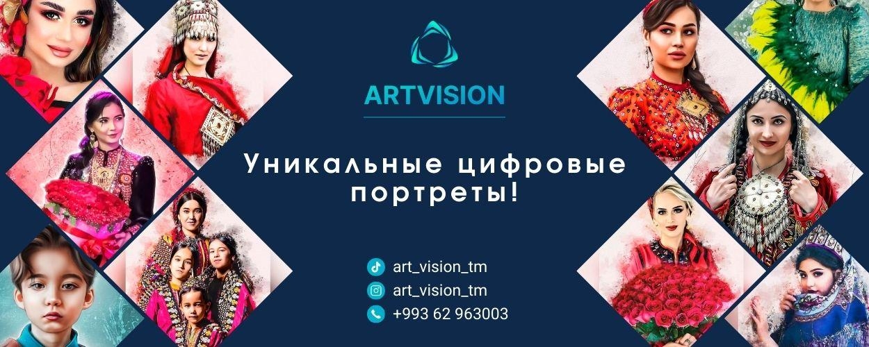 Art vision - holstyñ ýüzunde art portretlar